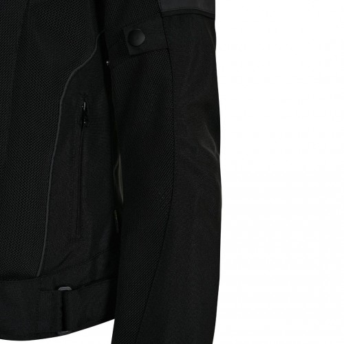 Nukrowear City Siyah Yazlık Fileli Erkek Motosiklet Ceketi M Beden
