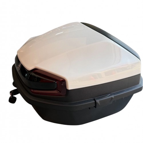 Motosiklet Çantası 33 Litre Metalik Kırık Beyaz(Krem)